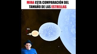 COMPARACIÓN DEL TAMAÑO DE LAS ESTRELLAS EN 3D [upl. by Presley532]