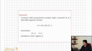 Lezioni di Matematica generale  Permutazioni  Definizione [upl. by Sire]