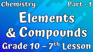 Grade 10 Science English Medium  Quantification of Elements  Lesson no 7 [upl. by Acina666]