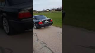 Bmw E38 735i MSD Deleted Sound Exhaust [upl. by Anihc]