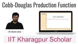 Cobb Douglas Production function UGCNETJRF Exam by former IIT Kharagpur Scholar [upl. by Anoved796]