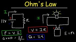 Ohms Law Explained  Voltage Current Resistance Power  Volts Amps amp Watts  Basic Electricity [upl. by Alliuqat]