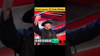 Brock Lesnar VS Cody Rhodes 😱 shrots [upl. by Ainos]