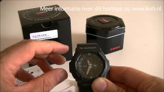 Casio GShock GA1501AER horloge review  handleiding [upl. by Nuhsar326]