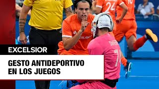 Gesto antideportivo en los Juegos [upl. by Sausa]