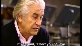 Sergiu Celibidache Interview [upl. by Glenda]