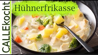 Hühnerfrikassee kochen und selber machen  Omas Rezept [upl. by Plank]