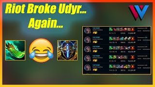 AD Udyr is BACK in a Big Way  TIGER KING 1419  WilliefknP [upl. by Ydissac572]