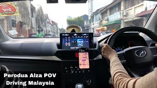 2022 Perodua Alza 2nd Generation POV Grab Drive Penang Malaysia Georgetown [upl. by Alauqahs]