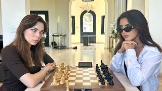 ALEXANDRA vs US WOMENS CHAMP JENNIFER YU amp NEMO vs LINDA  Chess Camp presented by Chesscom [upl. by Brice441]