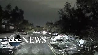 Tornadoes leave trail of destruction in Texas l ABC News [upl. by Sanborne]