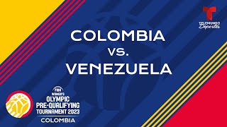 FIBA Womens PreQualifying Tournament 2023 Colombia vs Venezuela  Telemundo Deportes [upl. by Eenal15]