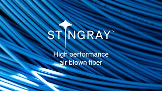 Stingray  high performance air blown fiber [upl. by Hcone]