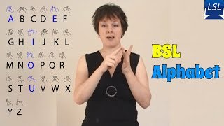 bsl alphabet [upl. by Nodlew385]