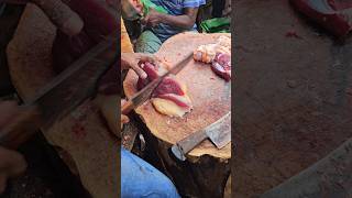 Super smooth beef cutting skill  Original deshi ox beef cutting [upl. by Yenterb]