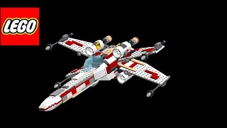 Lego Instructions Star Wars X Wing 6212 [upl. by Abner]