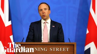 Coronavirus Matt Hancock holds Downing Street briefing – watch live [upl. by Rasec]