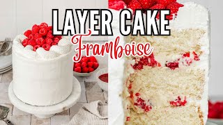 Layer Cake Framboise Chantilly Mascarpone  Léger et Gourmand  Sweetly Cakes [upl. by Eaves121]