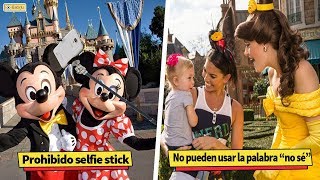 17 Estrictas normas que deben de seguir todos los empleados para trabajar en Disney [upl. by Hofmann]