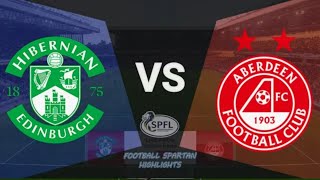 Hibernian v Aberdeen 04 Highlights Goals  Scottish Premiership 2324 [upl. by Naut]