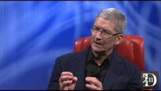 Tim Cook on Google Glass  D11 Conference [upl. by Sheelagh]