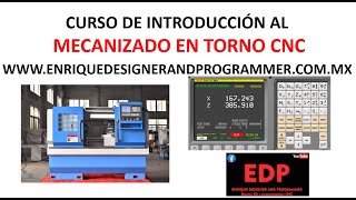 Curso de introducción al mecanizado en torno CNC parte 1 [upl. by Anora]