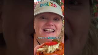 Tasting Traditional Belizean Cuisine  Part 3 chicken salbute food belize tropicalislands [upl. by Orrin]