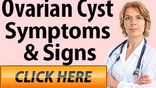 Ovarian Cyst Symptoms And Signs [upl. by Marissa]