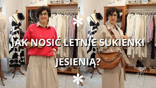 Jak Nosić Letnie Sukienki Jesienią [upl. by Nyrmak]