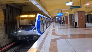 Metro in Bucharest  All 5 lines part 6 [upl. by Sihonn871]