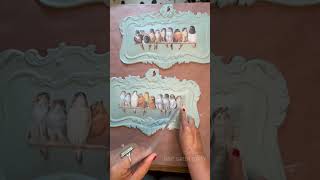 Thrift Makeover Using Fusion Mineral Paint Debis DIY Wax amp and IOD Transfer [upl. by Eivi672]