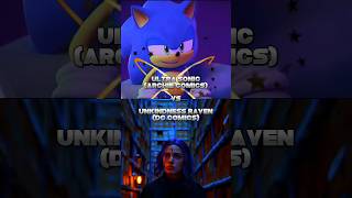 Ultra Sonic Vs Unkindness Raven  sonic dc trendingshorts versus viral shorts [upl. by Stanislaus]