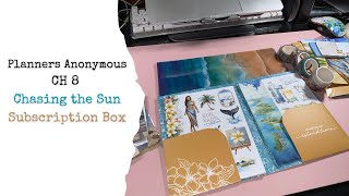 Planners Anonymous  Chapter 8  Chasing the Sun  Subscription Unboxing [upl. by Uhthna763]