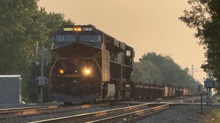 NS 8102 Pennsylvania railroad heritage unit leads NS I74 through Manville NJ 8242024 [upl. by Keraj712]