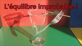 Expérience scientifique simple  Fourchettes en équilibre improbable [upl. by Libbna]