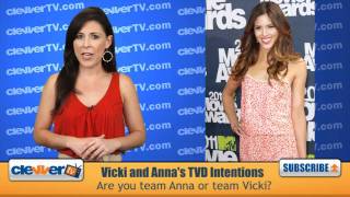 Kayla Ewell Reveals Vickis Intentions On The Vampire Diaries [upl. by Avlasor]