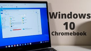 Run Windows 10 on Chromebook  2021 [upl. by Phila]