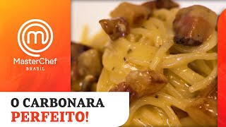 Como fazer um carbonara perfeito  TABLETOP MASTERCHEF [upl. by Feinberg147]