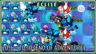 PvZ 2 ECLISE Alpha Neon Mixtape Tour Level 206  2010 The End [upl. by Ahseek]