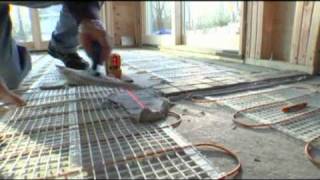 ThermoSoft Radiant Floor heating on DIY  10 Grand in Your Hand [upl. by Etteloc]