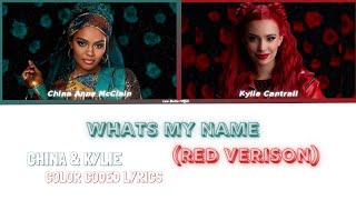 DESCENDANTS RISE OF RED Whats my Name RED VERISON Color Coded Lyrics [upl. by Marguerie]