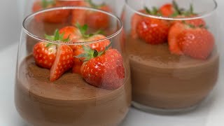 Chocolate Mousse  Easy and simple to make at home [upl. by Eikin88]