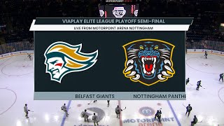 Highlights Belfast Giants 63 Nottingham Panthers  SemiFinal 1  150423 [upl. by Skye]