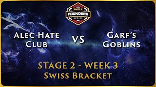 SMITE 2 Founders Series  Stage 2 Swiss  NA Week 3  Alec Hate Club vs Garfs Goblins [upl. by Liane277]