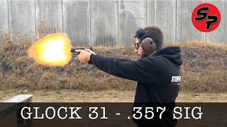 Glock 31  Calibre 357 Sig  StoppingPower [upl. by Peder]