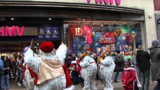 The Wombles launch their single Wombling Merry Christmas at HMV Oxford Street London [upl. by Hafler]