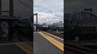 GWR 802 008  802 018 passing through Saltash for Penzance trainspotteruk class802 gwr [upl. by Jocelyne]