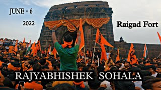 Rajyabhishek sohala 2022  Raigad Fort  Chhatrapati Shivaji Maharaj  Maharashtra festival [upl. by Eimmot]