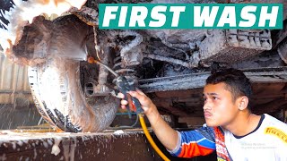 Washing the Most Dirty Car TOYOTA Ever MUST WATCH [upl. by Ruthy]