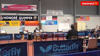 Pro B Tennis de Table Quimper Marlywmv [upl. by Selim]